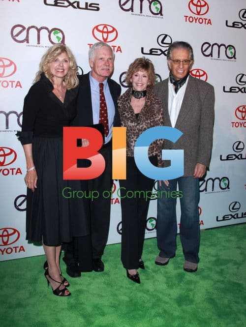 Jane Fonda and Ted Turner at 2010 Environmental Media Awards