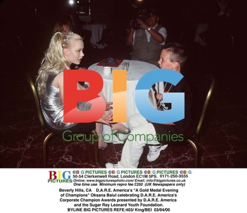 Oksana Baiul Celebrates D.A.R.E. Awards