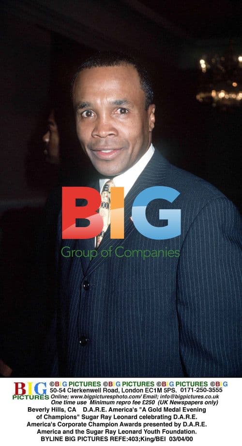 Sugar Ray Leonard at D.A.R.E. Champion Awards