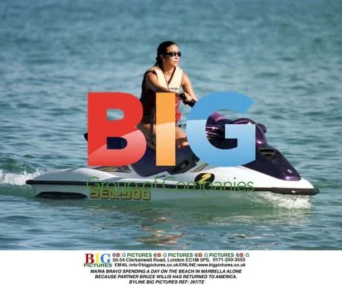 Maria Bravo Relaxes Alone in Marbella