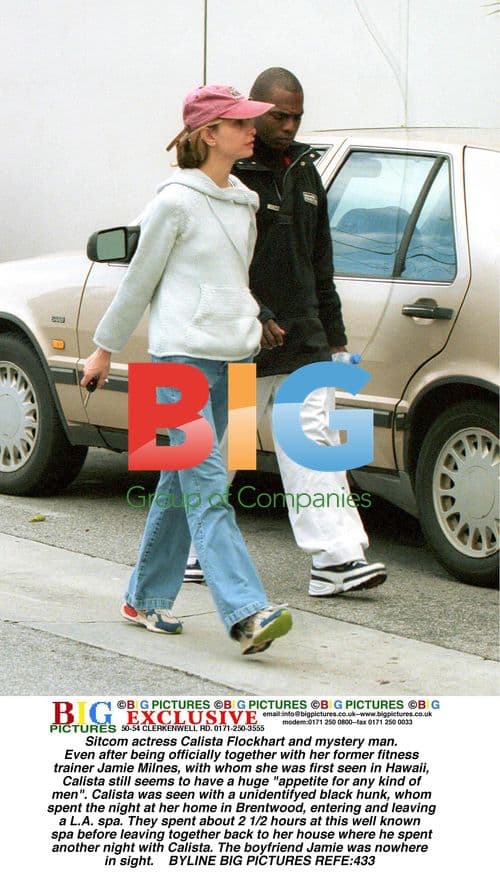 Calista Flockhart Seen with Mystery Man