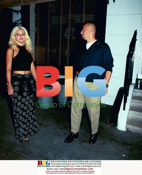 Roberto Di Matteo and Vialli with mystery blonde