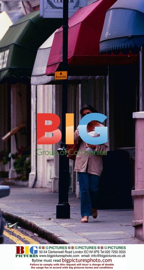 CATHERINE ZETA JONES SHOPPING KENSINGTON