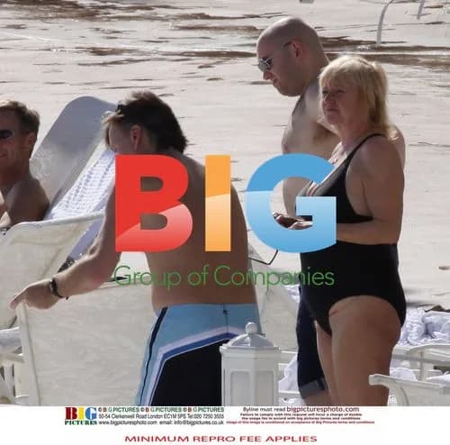 Judy Finnigan and Richard Madeley at the Beach