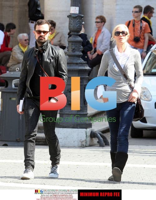 Joely Richardson and Evgeny Lebedev in Rome