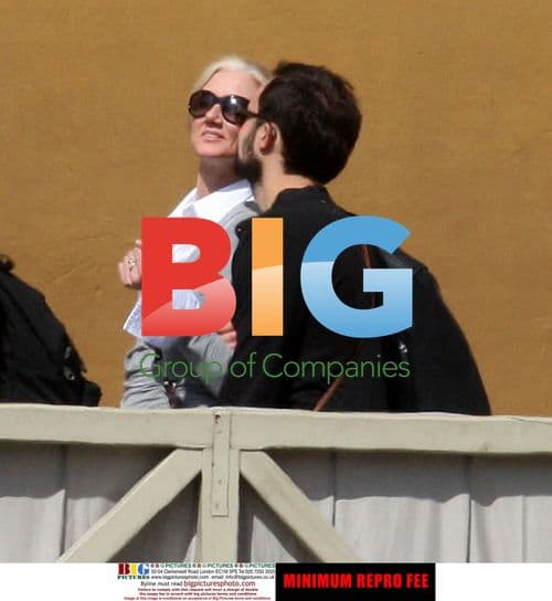 Joely Richardson and Evgeny Lebedev in Rome