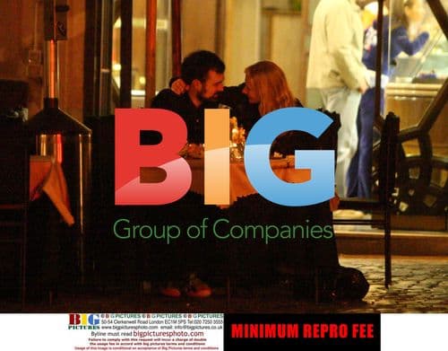 Joely Richardson and Evgeny Lebedev Romantic Dinner in Rome