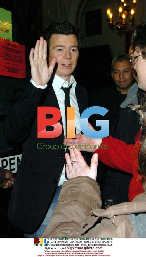 Rick Astley meets fans in London