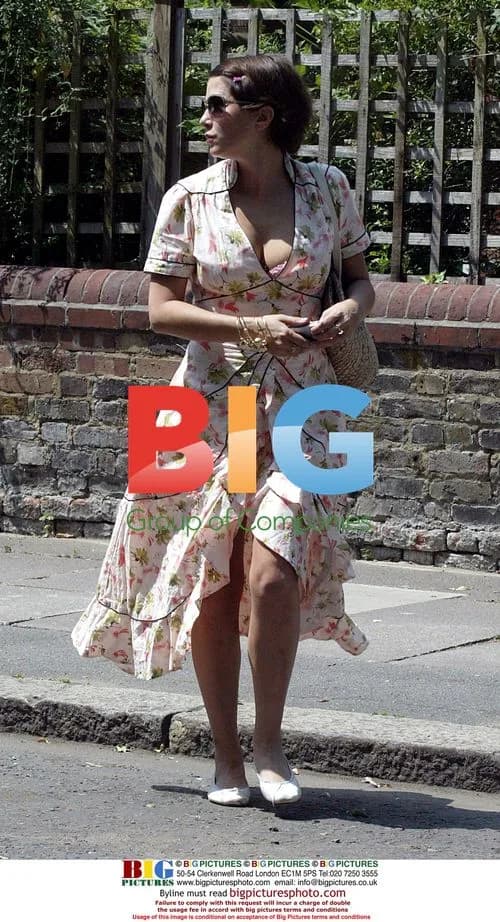 Sadie Frost Picking Up Kids from School