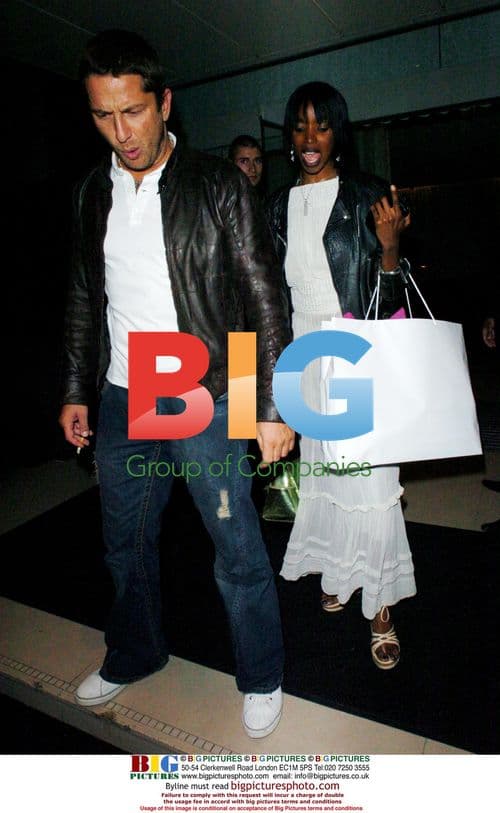 Gerard Butler and Josie D'Arby at London event