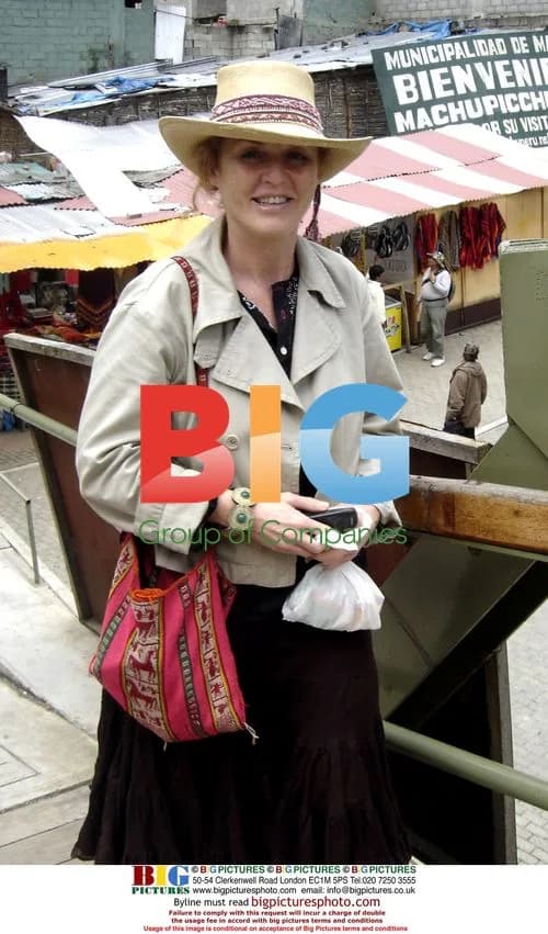 Sarah Ferguson visits Peru with Argentine businessman