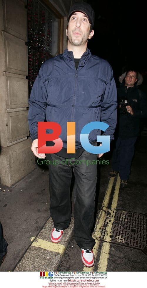 David Schwimmer Leaving London Nightclub