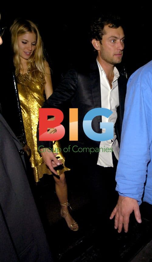 Sienna Miller and Jude Law at Kabaret nightclub