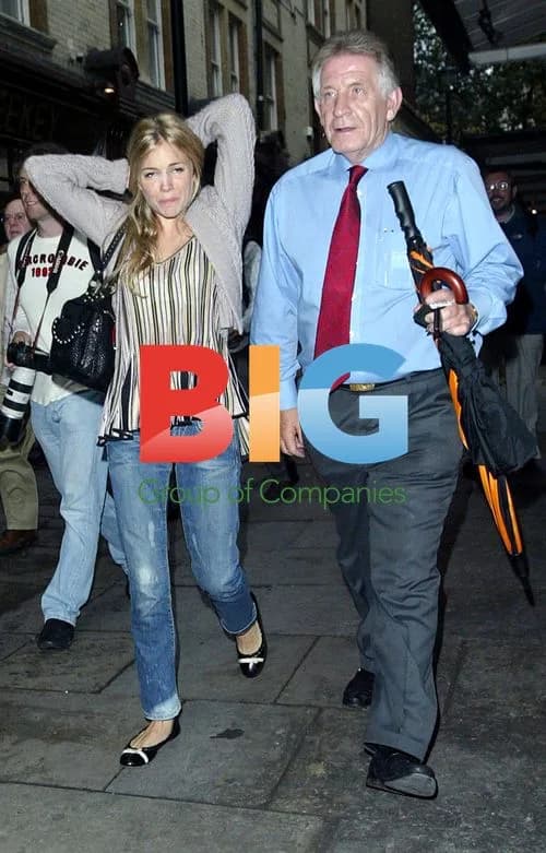 Sienna Miller Arrives at Wyndham's Theatre