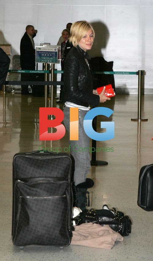 Sienna Miller Departing JFK Airport for UK