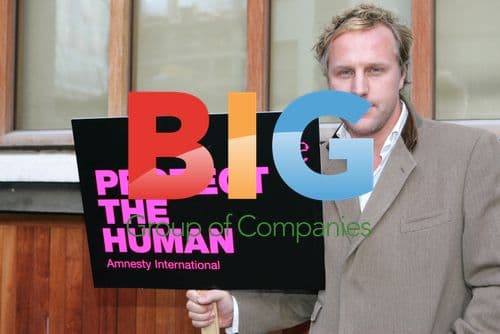 Simon Mills at Amnesty International event