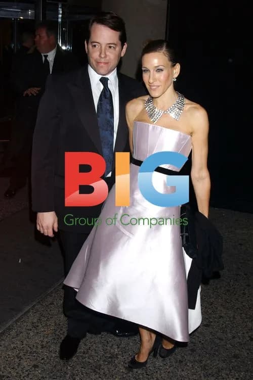 Matthew Broderick and Sarah Jessica Parker at 'The Odd Couple' opening