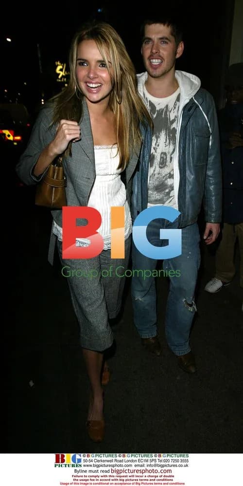 Nadine Coyle and boyfriend leaving 'Smash Hits' party