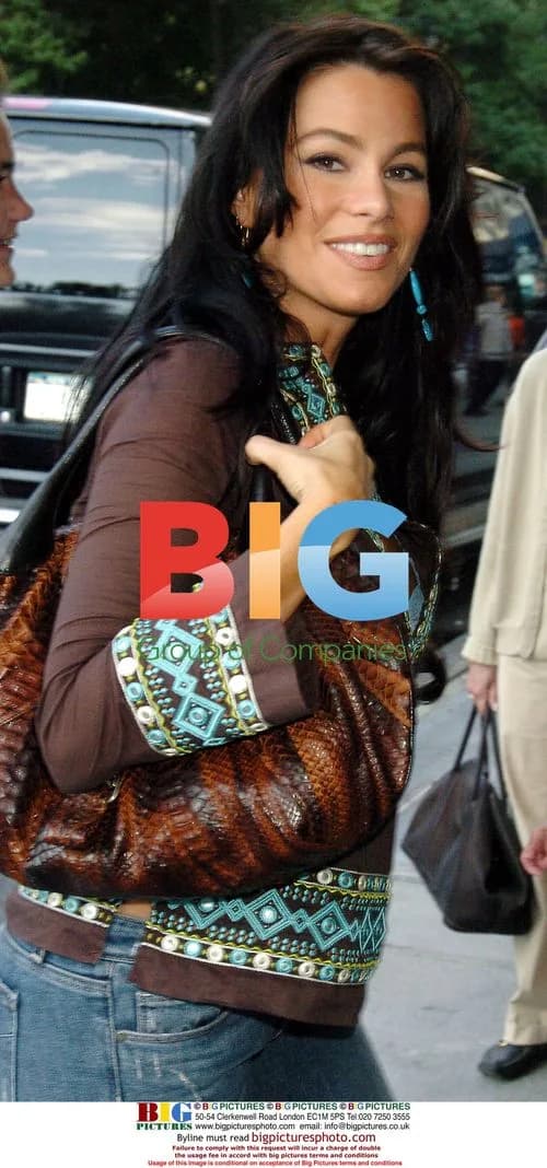 Actress Sofia Vergara outside hotel