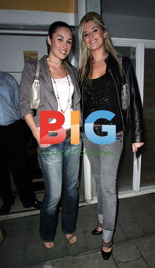 Hollyoaks stars arrive at 'Peach' lingerie show