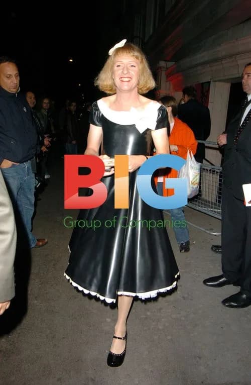Grayson Perry leaving Kinky Boots premiere