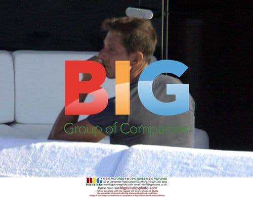 Stefano Gabbana on yacht in Ponza, Italy