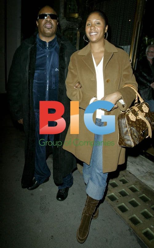 Stevie Wonder and Wife at Mr Chow's