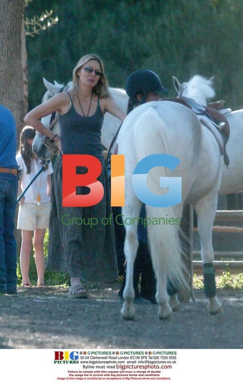 Michelle Pfeiffer and daughter horse riding