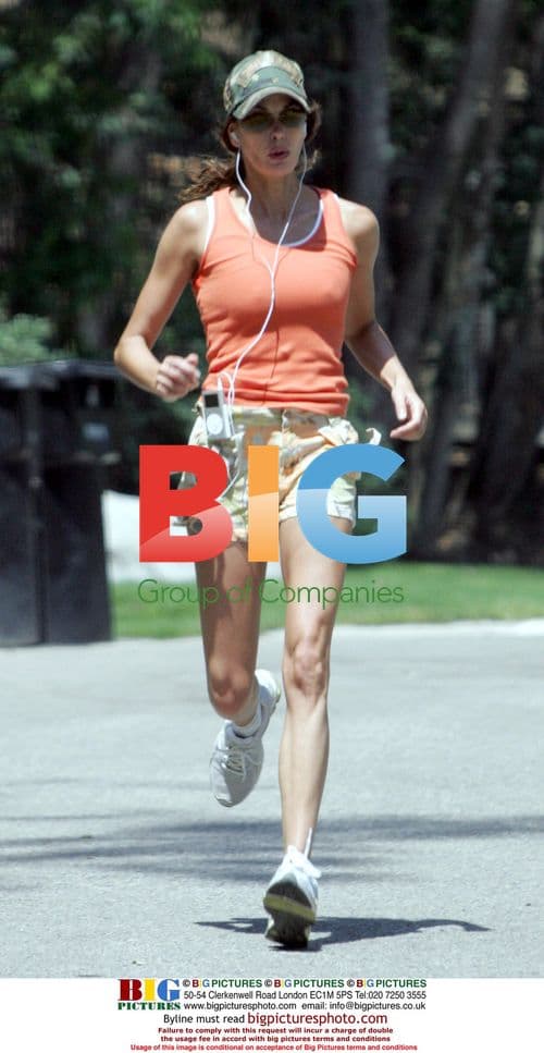 Teri Hatcher goes for a run