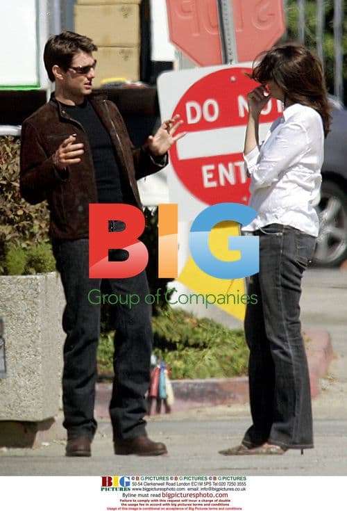 Tom Cruise and Paula Wagner on MI3 set