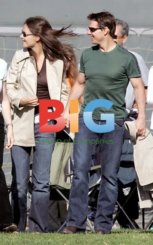 Tom Cruise and Katie Holmes at Isabella's Soccer Game