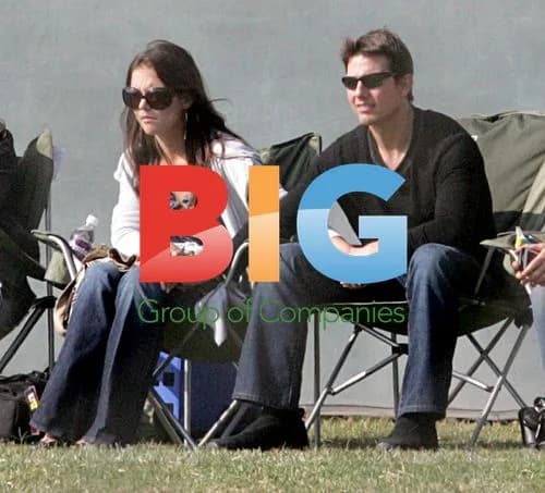 Tom Cruise and Katie Holmes at Isabella's soccer game