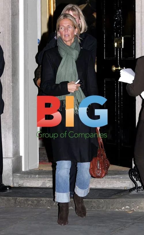 Ulrika Jonsson leaves 10 Downing Street