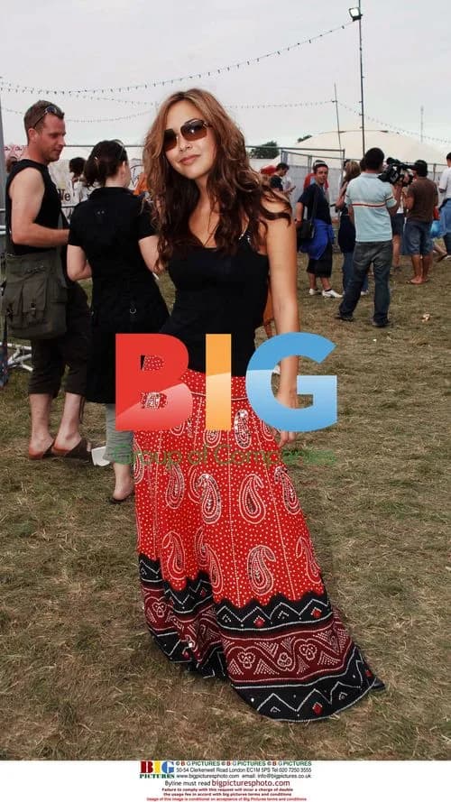 Myleene Klass at the V Festival in Chelmsford, UK
