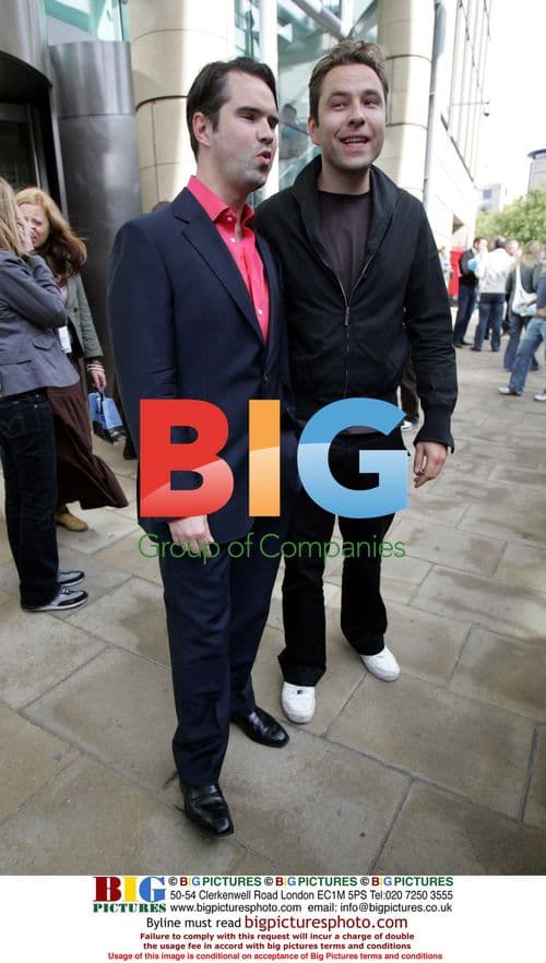 David Walliams and Jimmy Carr at Edinburgh TV Festival