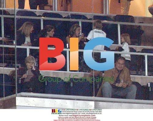 Victoria Beckham & Family at Real Madrid Match