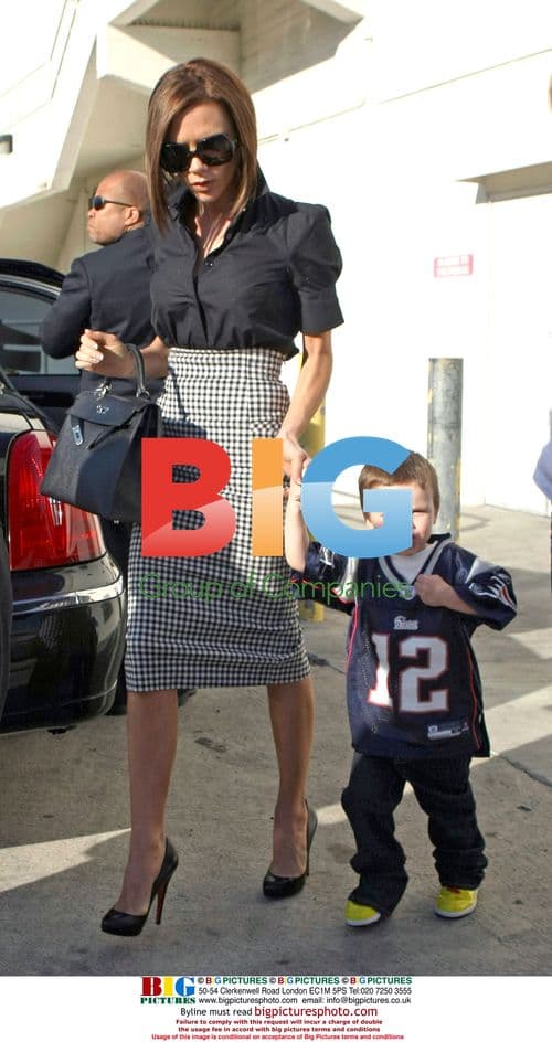 Victoria Beckham and sons at 'Horton Hears A Who' premiere