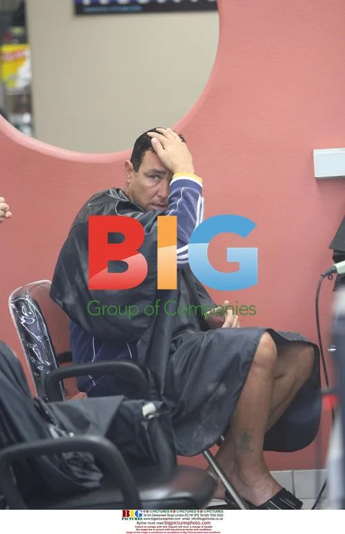 Vinnie Jones gets haircut after bar brawl