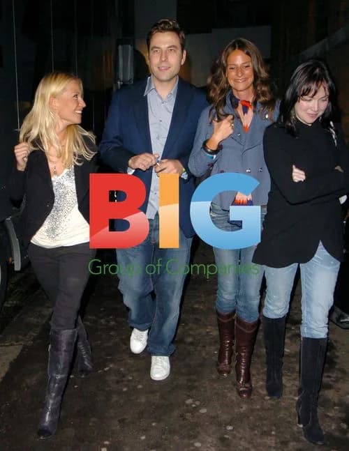 David Walliams and Denise Van Outen leave Astoria Club