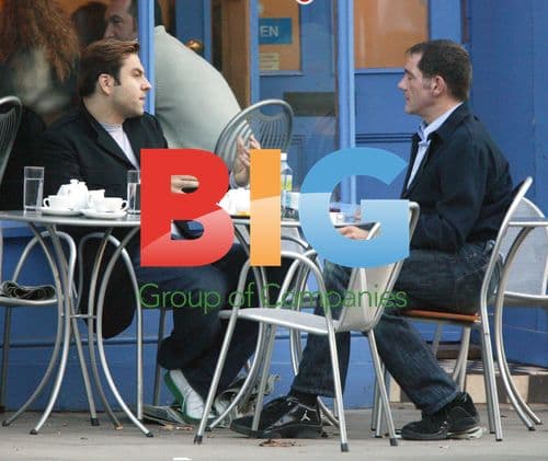 TV Presenter Dale Winton and David Walliams Lunch