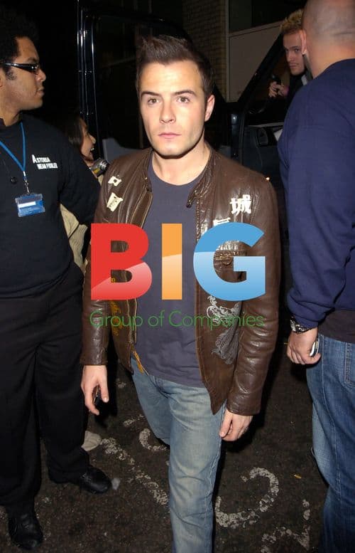 Westlife band members leave Astoria after performance