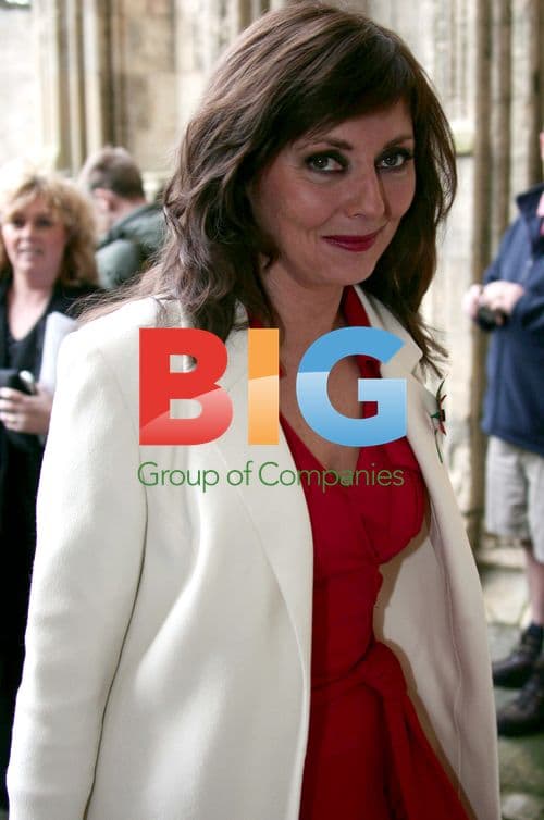 Carol Vorderman at Richard Whiteley memorial