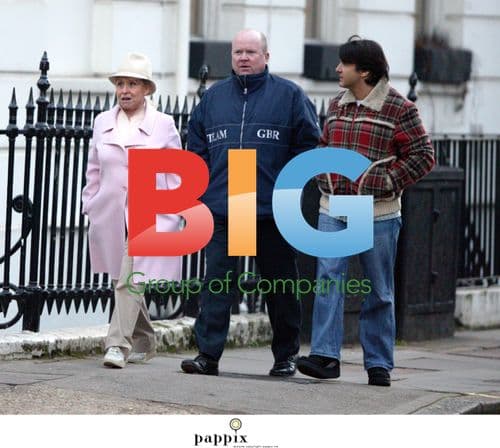 Steve McFadden and Barbara Windsor on a walk