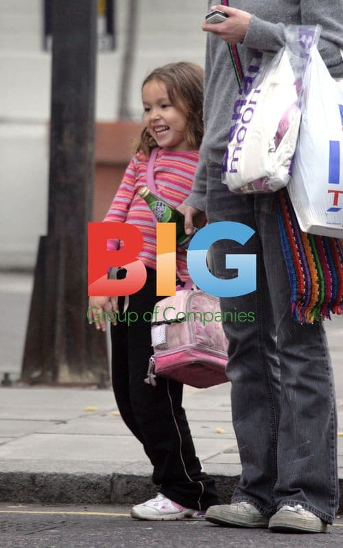 Damon Albarn's family out shopping in London