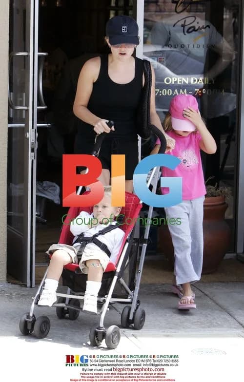 Reese Witherspoon with kids in Brentwood
