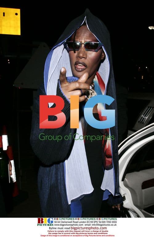 Singer Grace Jones at London Poker Exchange 2005