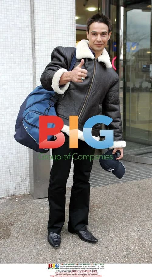 X Factor's Chico Arrives at GMTV Studios
