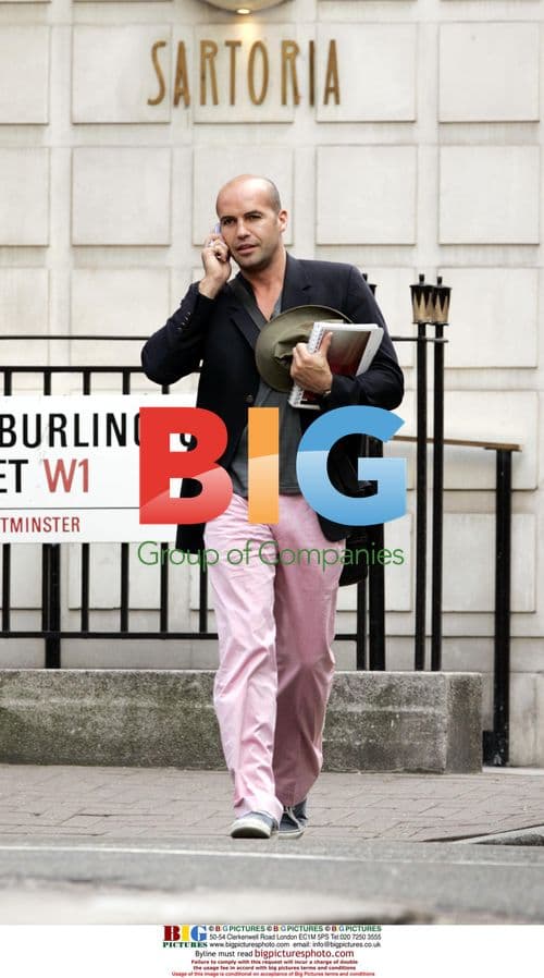 Billy Zane and Kelly Brook Take Morning Stroll in London