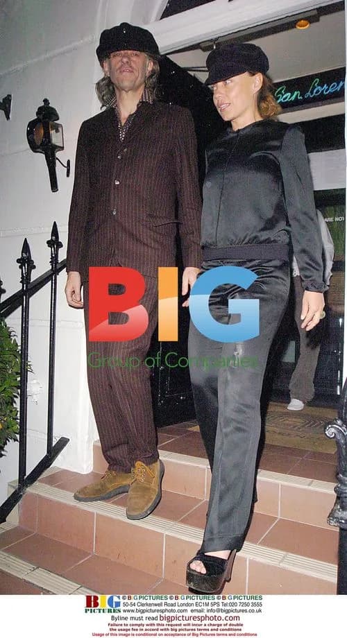 Sir Bob Geldof Leaving San Lorenzo Restaurant