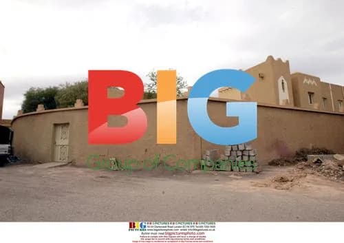 Brad Pitt Shooting "Babel" in Morocco